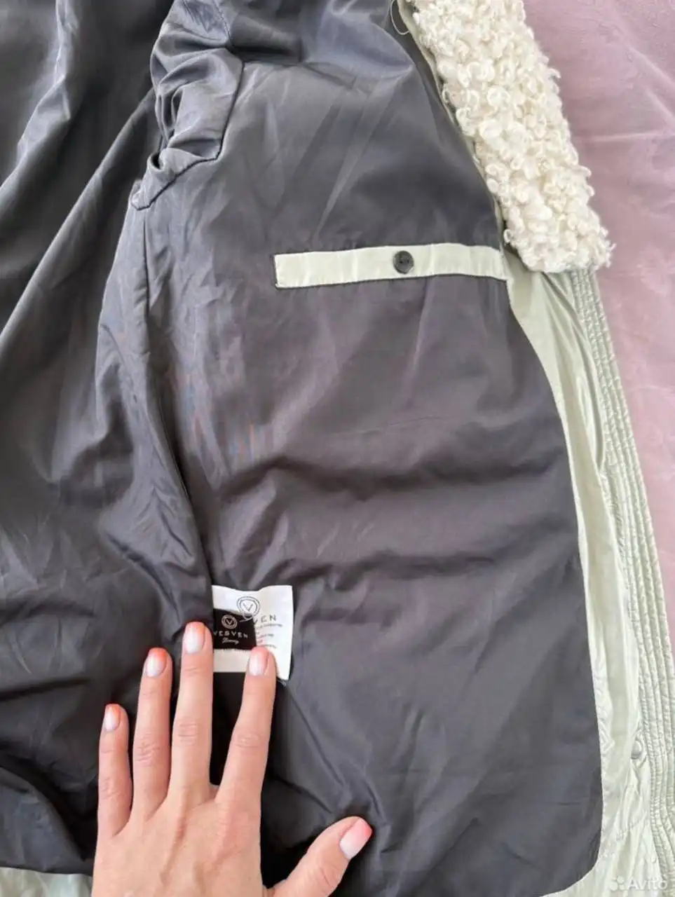 Пуховик Vesven женский зимний оверсайс - Верхняя одежда (Одежда) в Москва