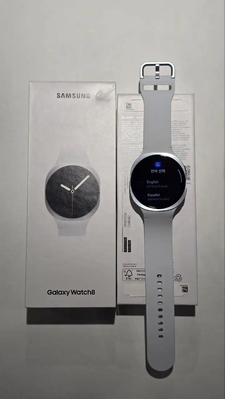 Продам часы Samsung Galaxy Watch 8 44mm серебристые - Умные часы (Электроника) в Химки