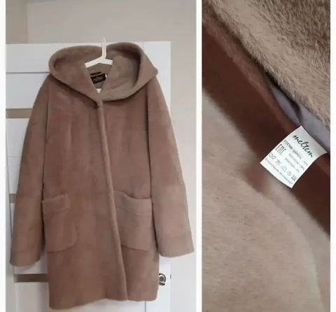 Новое тёплое пальто с бирками, размер 48-50+ - Ткани в Москва