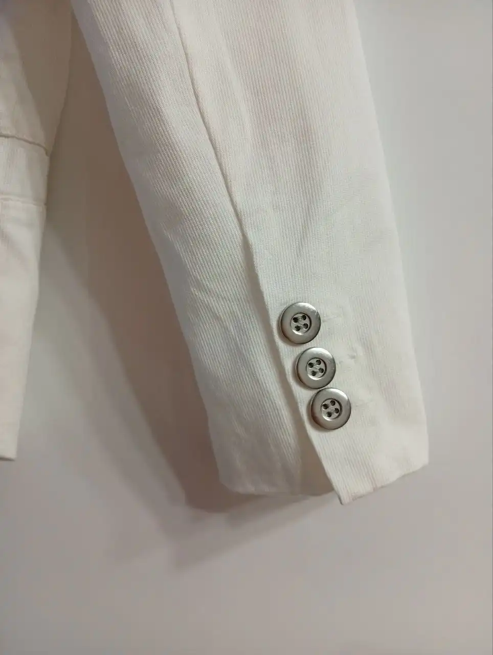 Белый хлопковый пиджак детский - Детская одежда (Одежда) в Москва