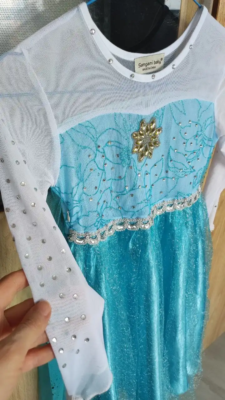 Платье Эльзы со шлейфом и туфли - Детская одежда (Одежда) в Москва