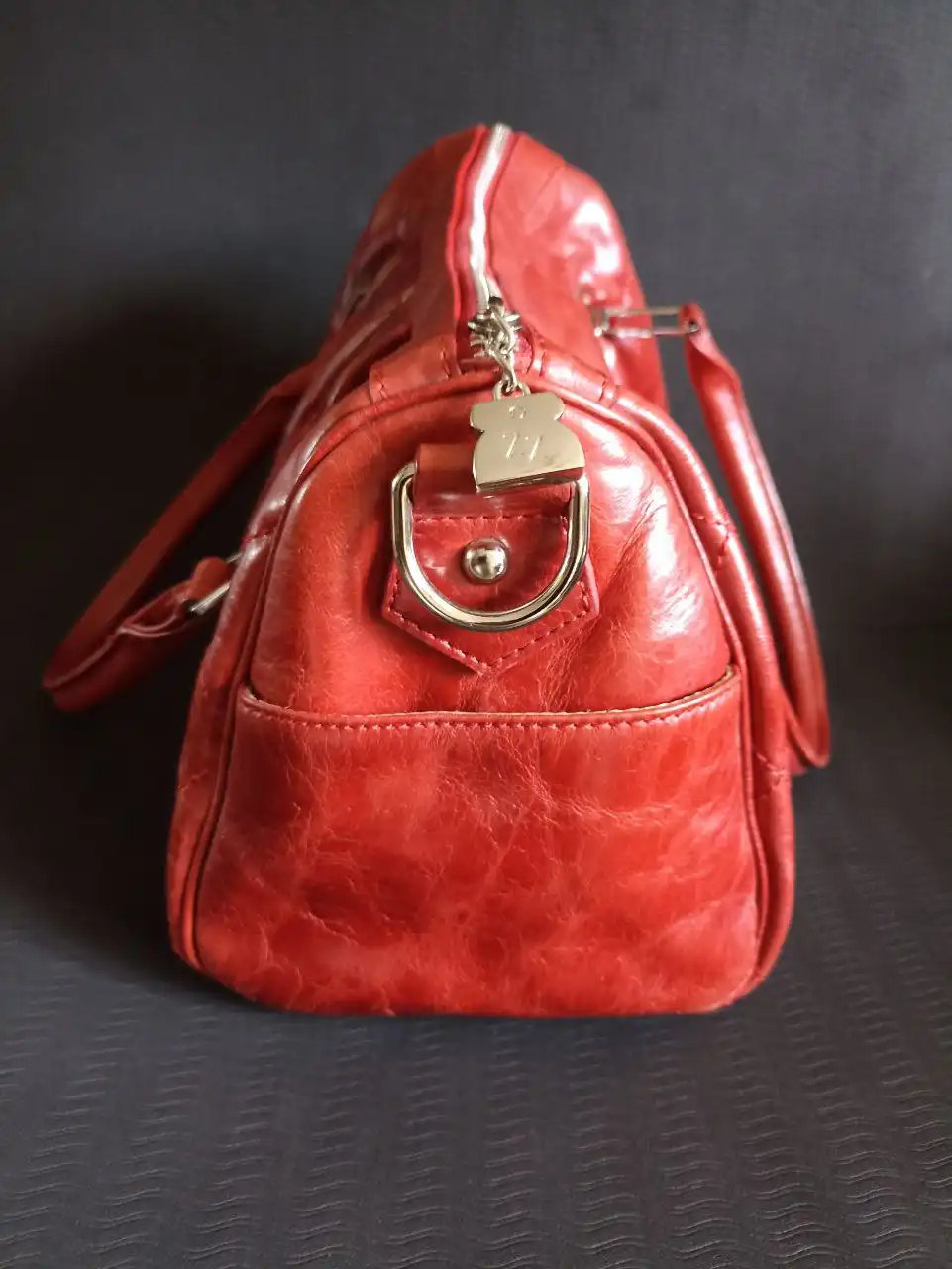 Кожаная сумка Eleganzza бордового цвета - Сумки (Барахолка) в Москва