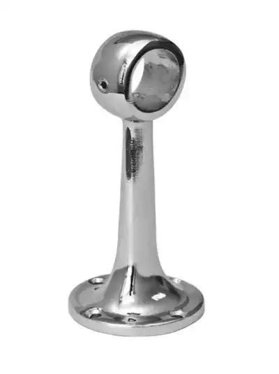 Крепление трубы 25 мм к стене проходное усиленное хром - Крепеж (Для дома и дачи) в Москва