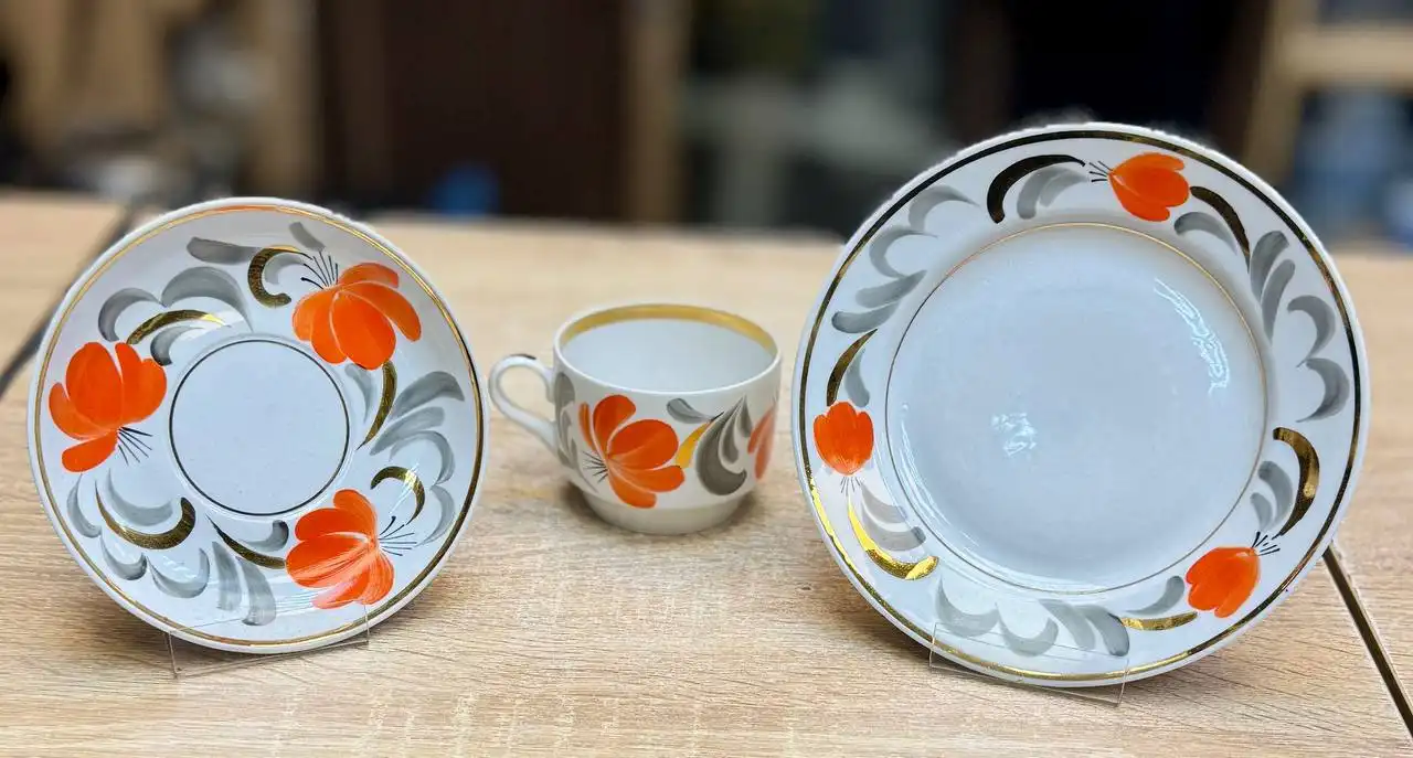 Сервиз Ноготки Дмитровский фарфоровый завод - Барахолка в Жуковский