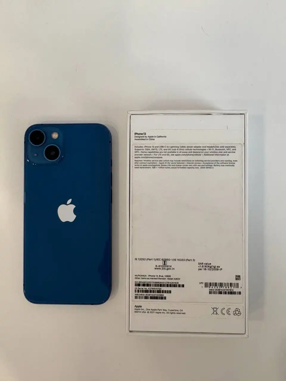 Продажа iPhone 13 128 ГБ синий - Смартфоны (Электроника) в Москва