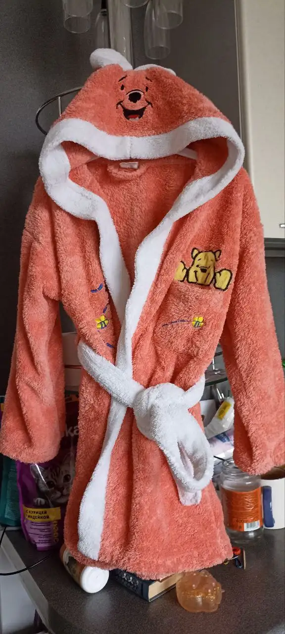 Детский халатик с капюшоном - Детская одежда (Одежда) в Москва