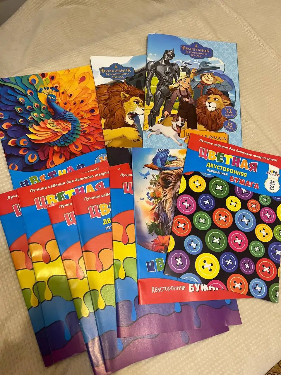 Продажа новой цветной бумаги - Канцелярия (Барахолка) в Москва