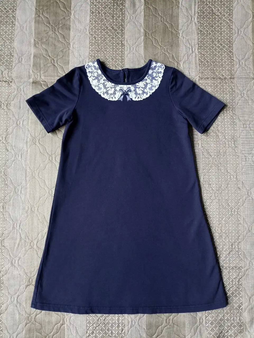 Школьное платье размер 146 темно-синее - Детская одежда (Одежда) в Москва