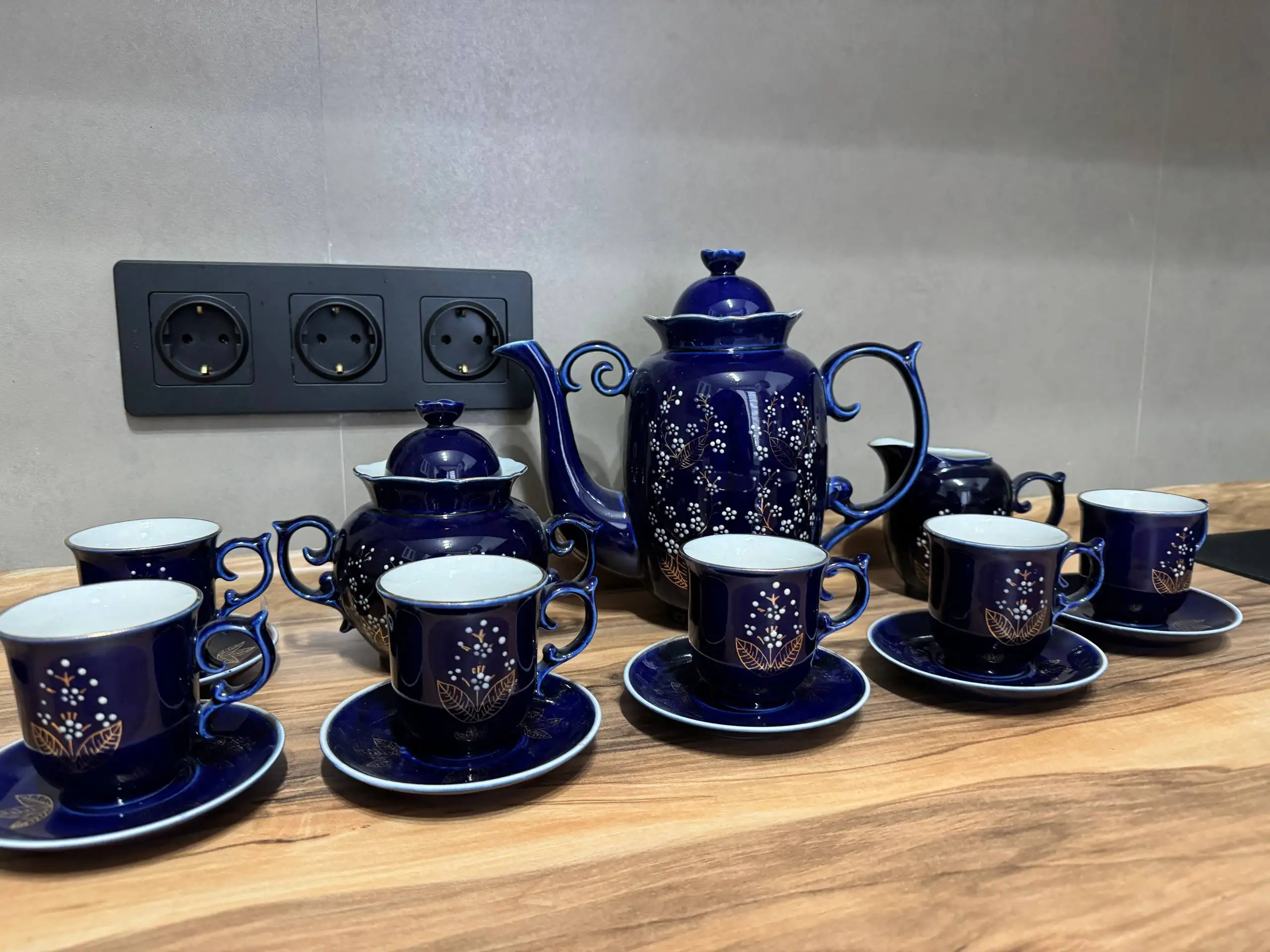 Сервиз новгородский кобальт на 6 персон - Посуда (Барахолка) в Москва