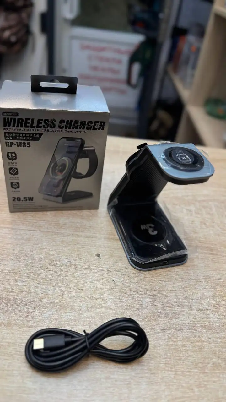 Зарядка 3в1 Remax RP-W85 - Зарядные устройства (Электроника) в Жуковский