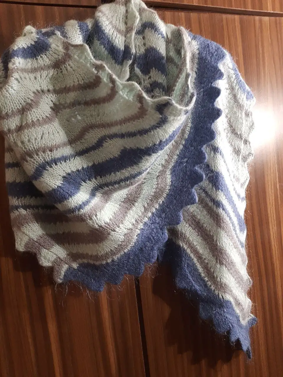 Пуховый шарф-самовяз 150x55см - Аксессуары (Одежда) в Москва