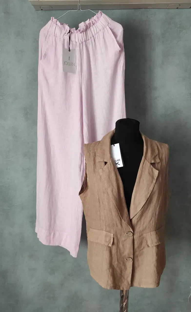 Брюки и жилет из итальянского льна - Одежда в Зеленоград