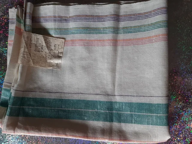 Винтажное полотенце из льна - Ремни в Москва
