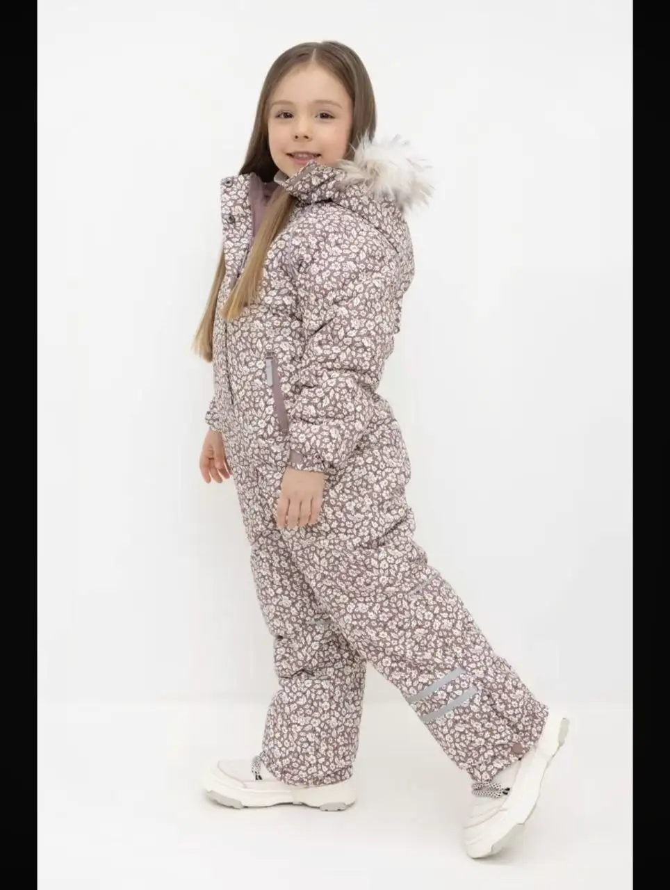 Зимний комбинезон для девочки Crockid размер 128-134 - Детская одежда (Одежда) в Москва