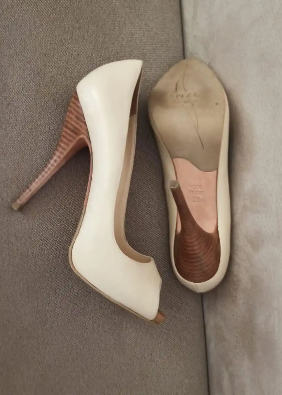 Туфли Enzo Brera Италия р.38 бежевые - Обувь (Одежда) в Москва