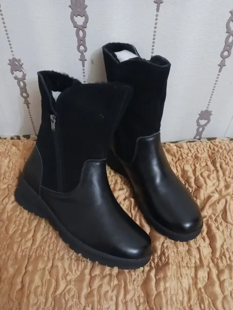 Натуральные кожаные ботинки 40-41 размер - Пиджаки в Москва