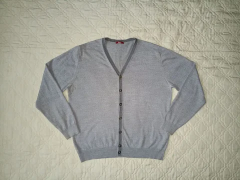 Мужской шерстяной кардиган размер 56 (3XL) - Мужская одежда в Москва