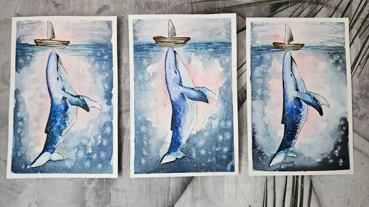 Продажа акварельных открыток и вязаных цветов - Рукоделие (Хобби и отдых) в Москва