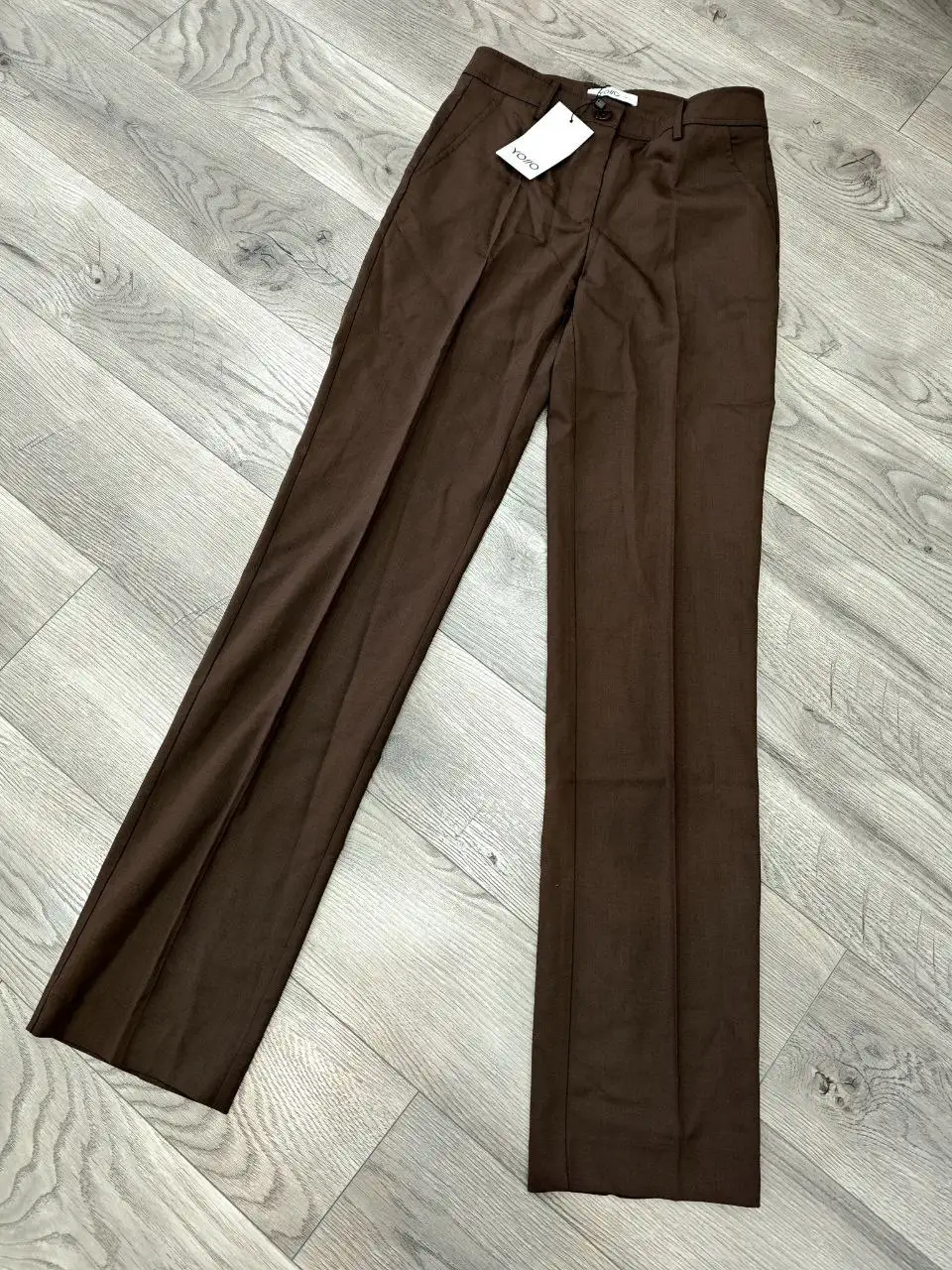 Новые брюки шоколадного цвета 42 размер - Брюки (Одежда) в Москва