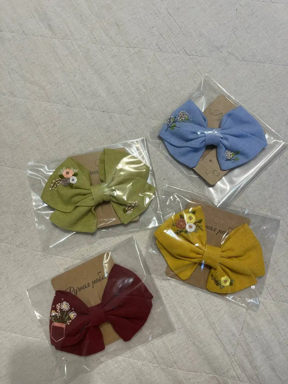Банты ручной работы на резинке или заколке - Рукоделие (Хобби и отдых) в Москва