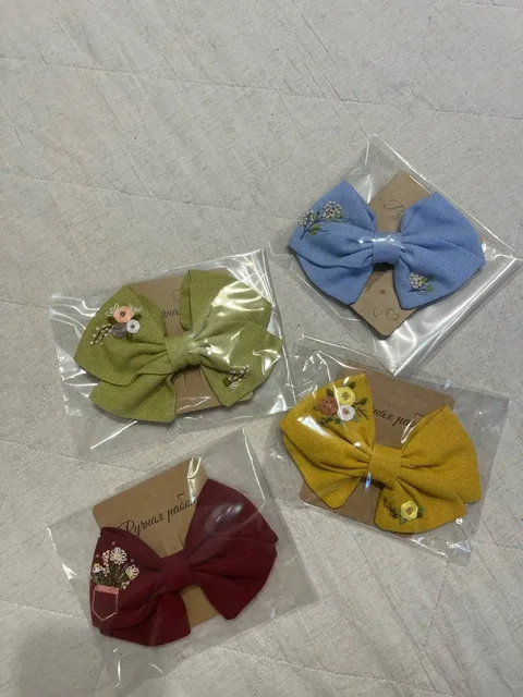 Банты ручной работы на резинке или заколке - Праздничное оформление в Москва
