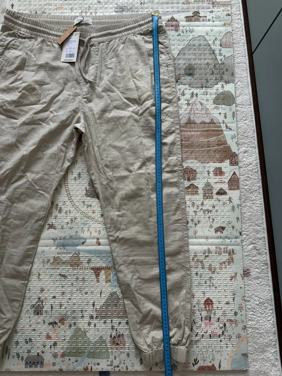 Мужские летние брюки бежевые 4XL - Мужская одежда (Одежда) в Москва