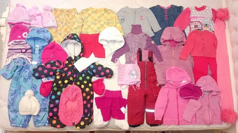 Пакет вещей на девочку до 1 года 62-68-74 см - Одежда для детей в Королёв