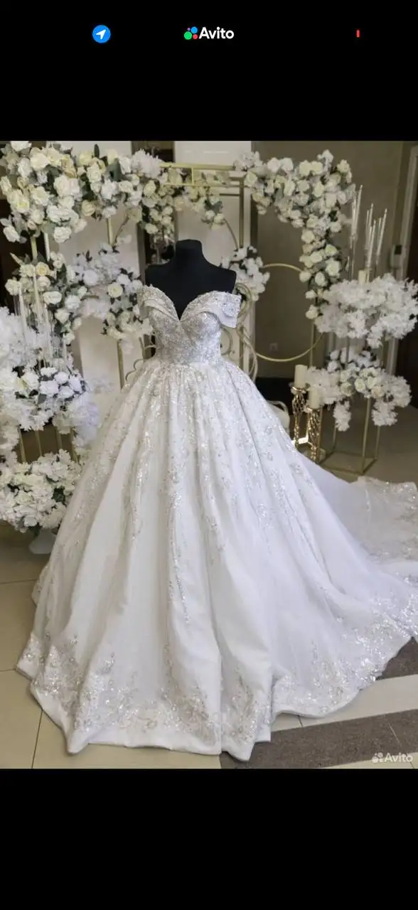 Свадебное платье размер 40-46 - Свадебные платья (Одежда) в Москва