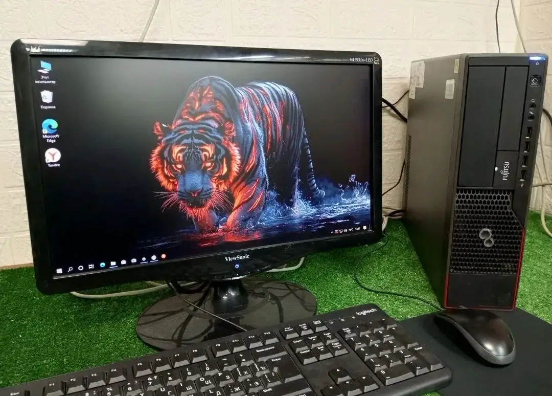 Полный комплект компьютера с монитором ViewSonic - Компьютеры (Электроника) в Москва