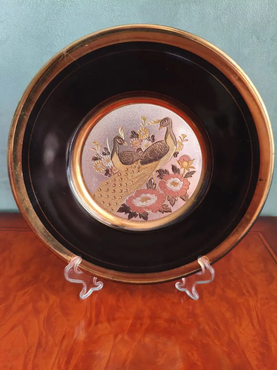 Декоративная тарелка Япония chokin с гравировкой - Сувениры и антиквариат (Барахолка) в Зеленоград