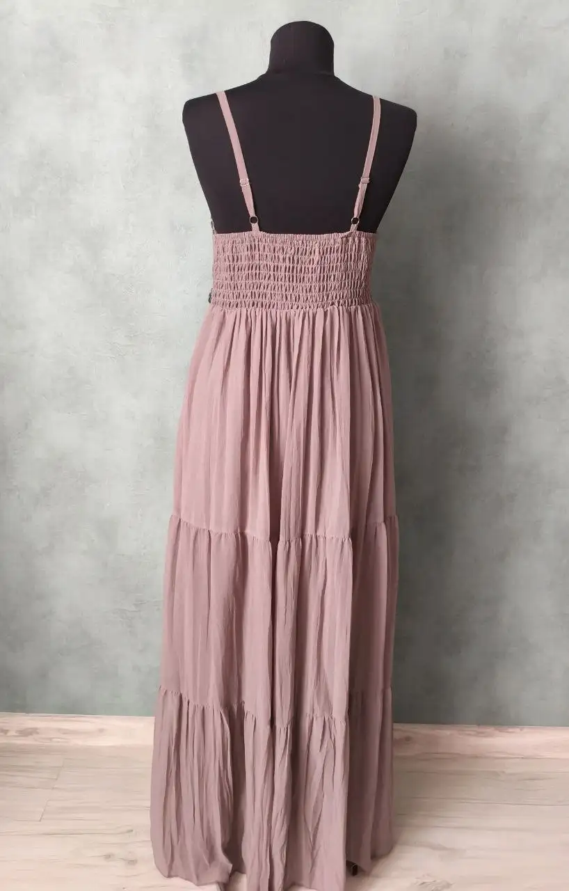 Сарафан с ярусной юбкой макси и корсетным лифом - Женская одежда (Одежда) в Зеленоград