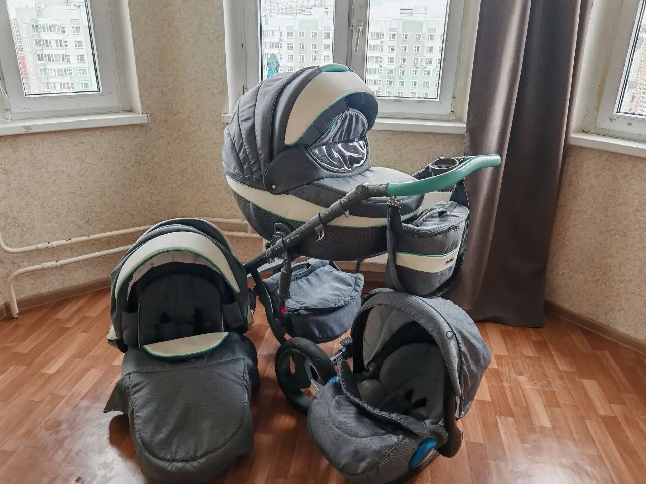 Коляска Adamex 3в1 - Коляски (Товары для детей) в Москва