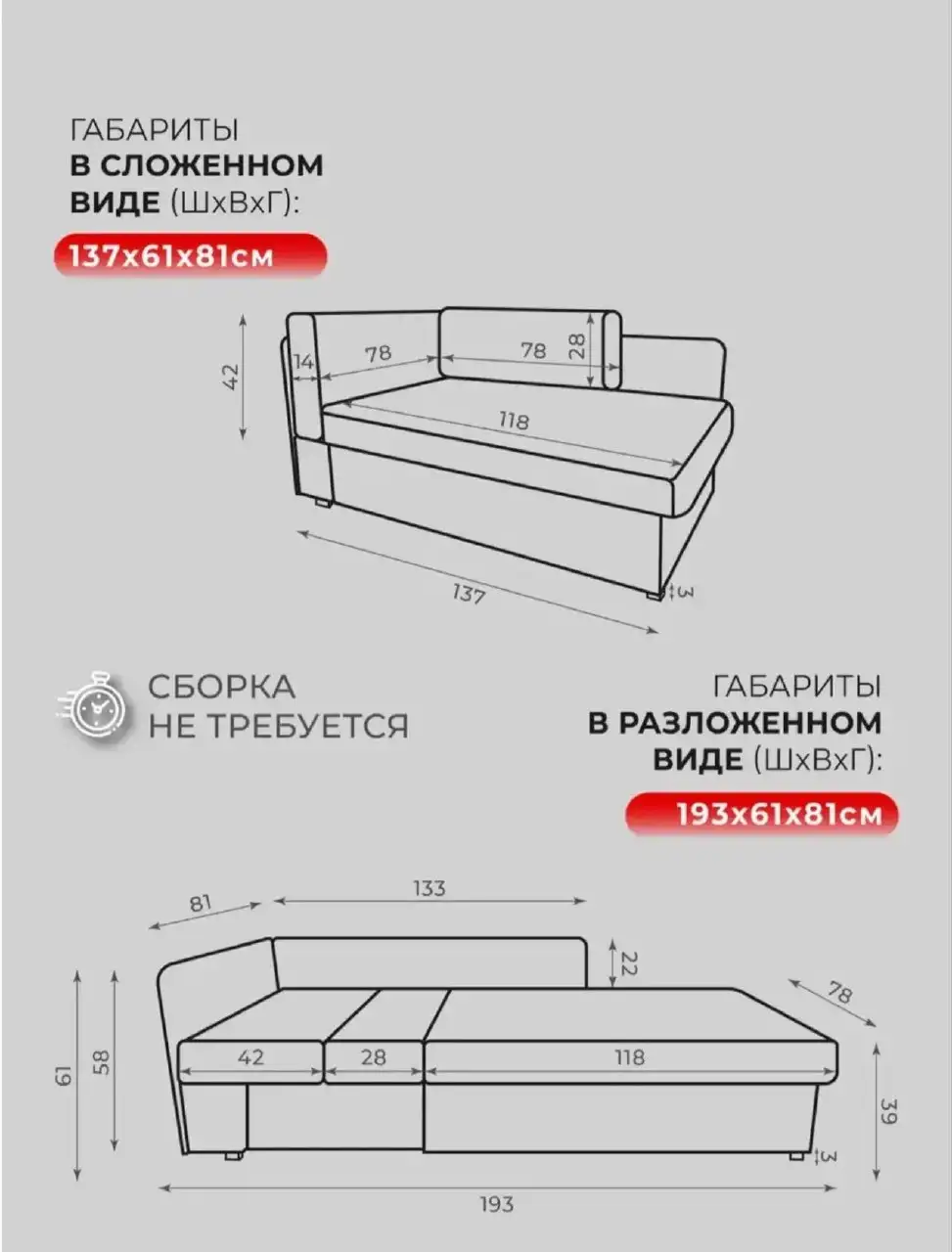 Компактный диван серый велюр - Диваны (Для дома и дачи) в Москва