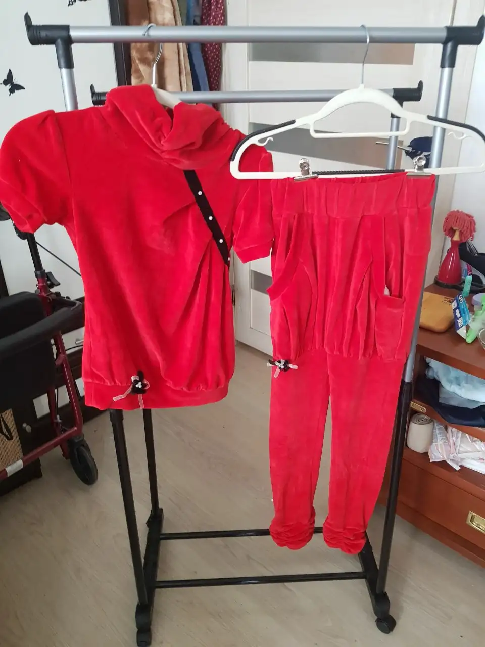 Костюм велюровый нарядный Baby Angel 140 - Одежда для девочек (Товары для детей) в Москва