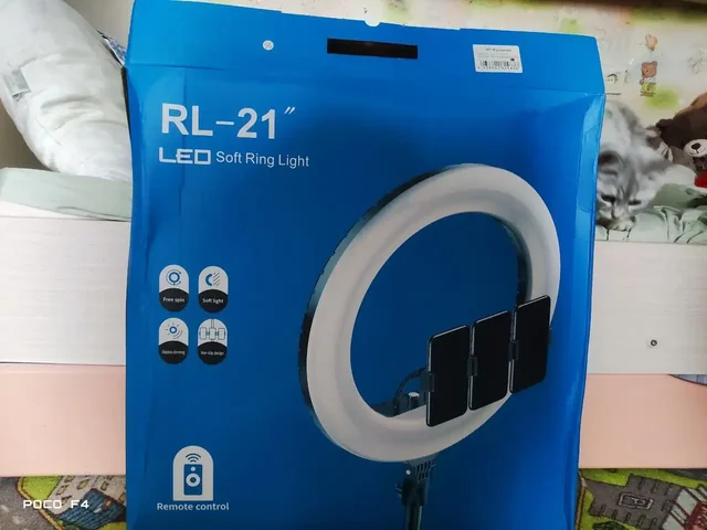 Светодиодная кольцевая лампа RL 21 новая - Постельное белье в Москва