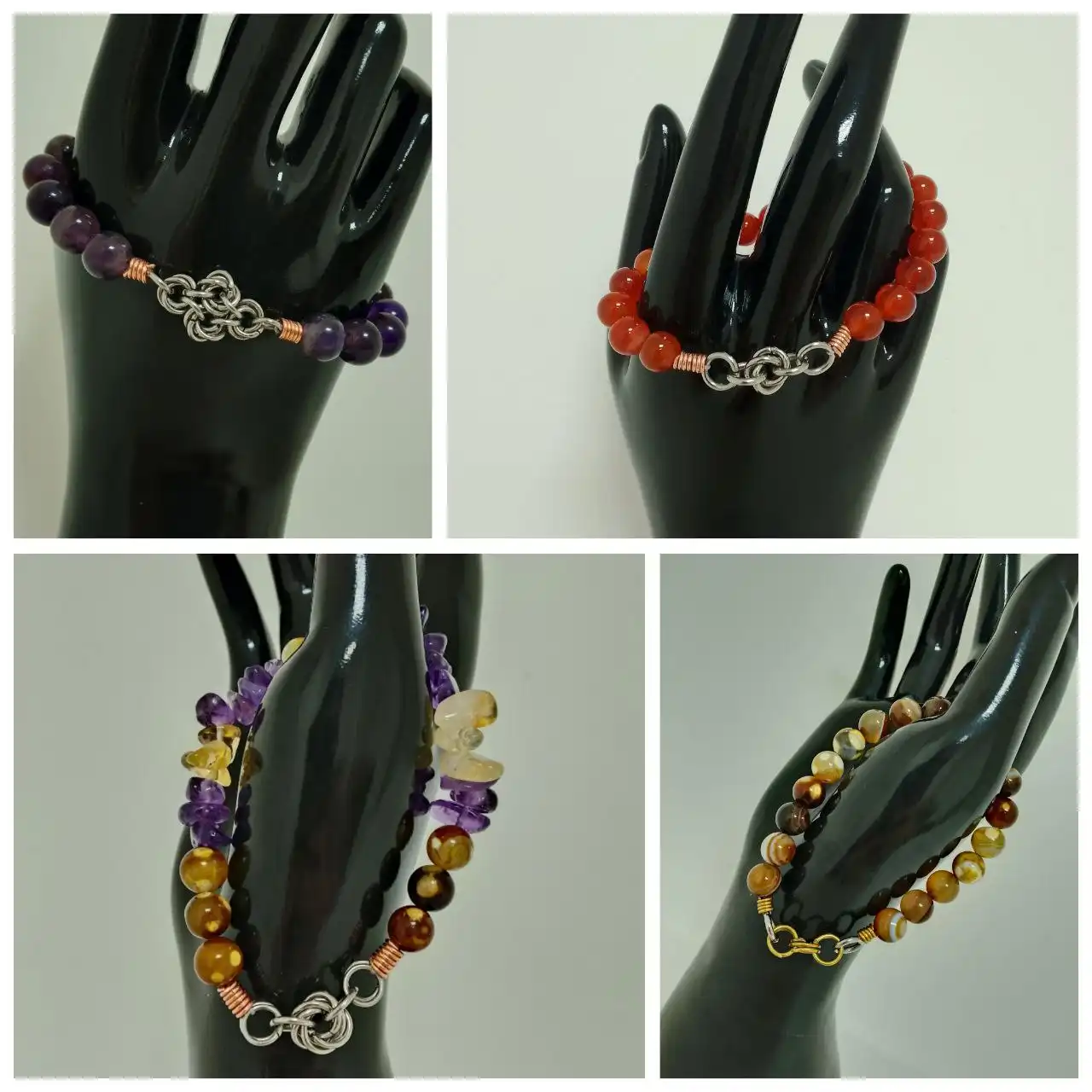 Авторские браслеты из натуральных камней ручной работы
