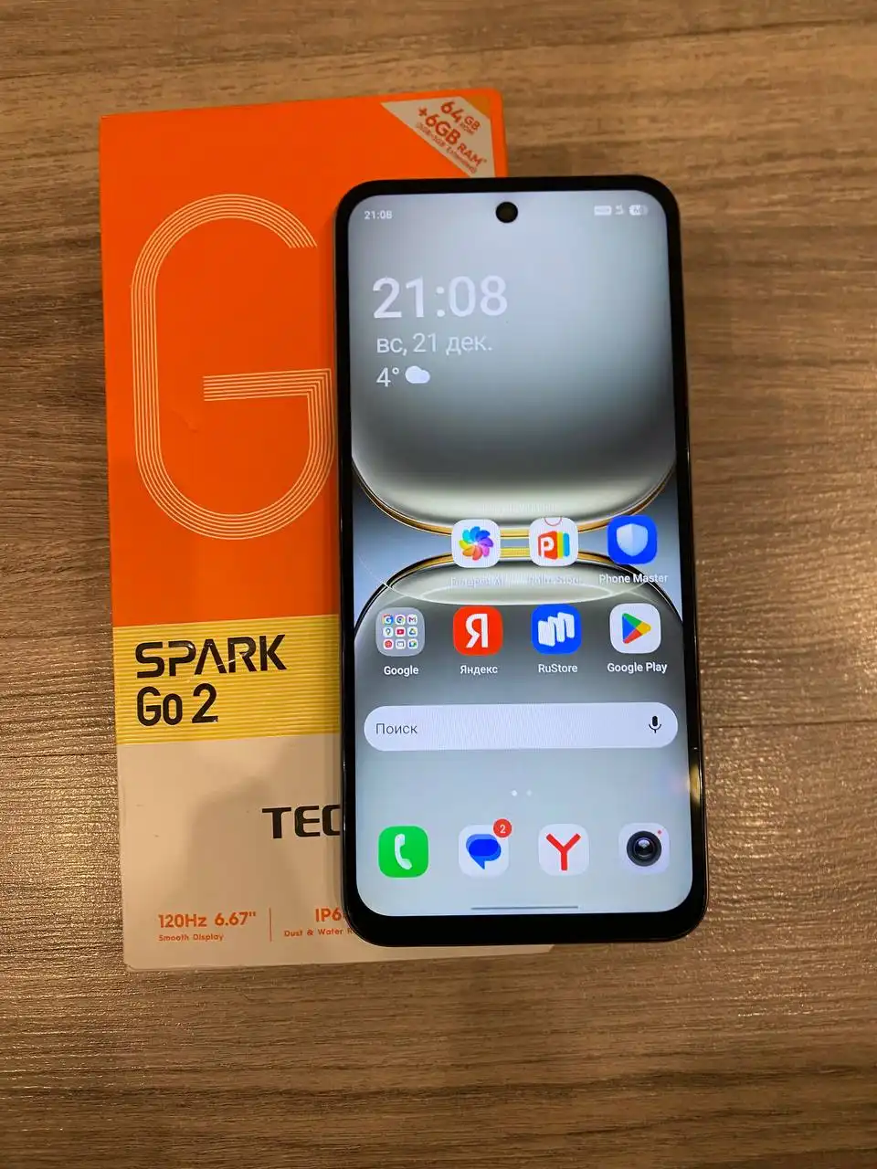 TECNO SPARK Go 2 64гб телефон в состоянии нового