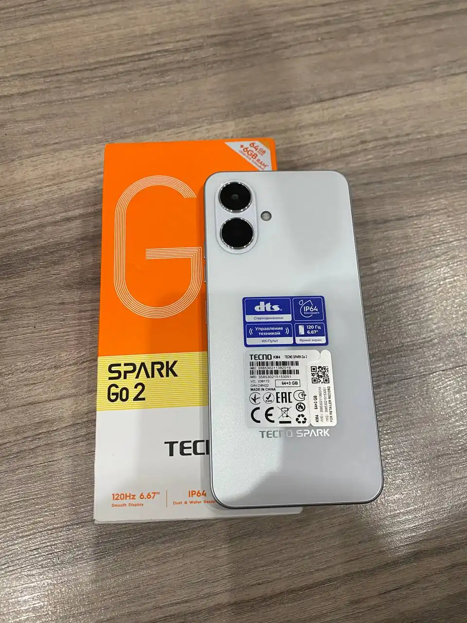 TECNO SPARK Go 2 64гб телефон в состоянии нового