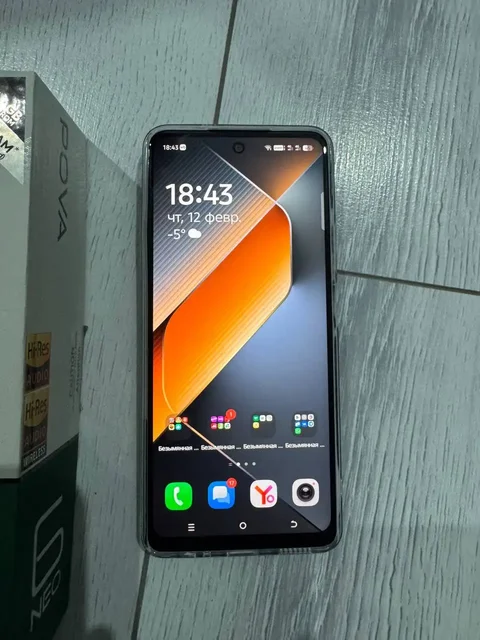 Смартфон Tecno Pova 6 Neo 8/256gb с NFC и быстрой зарядкой - Компьютерные комплектующие в Рыбинск