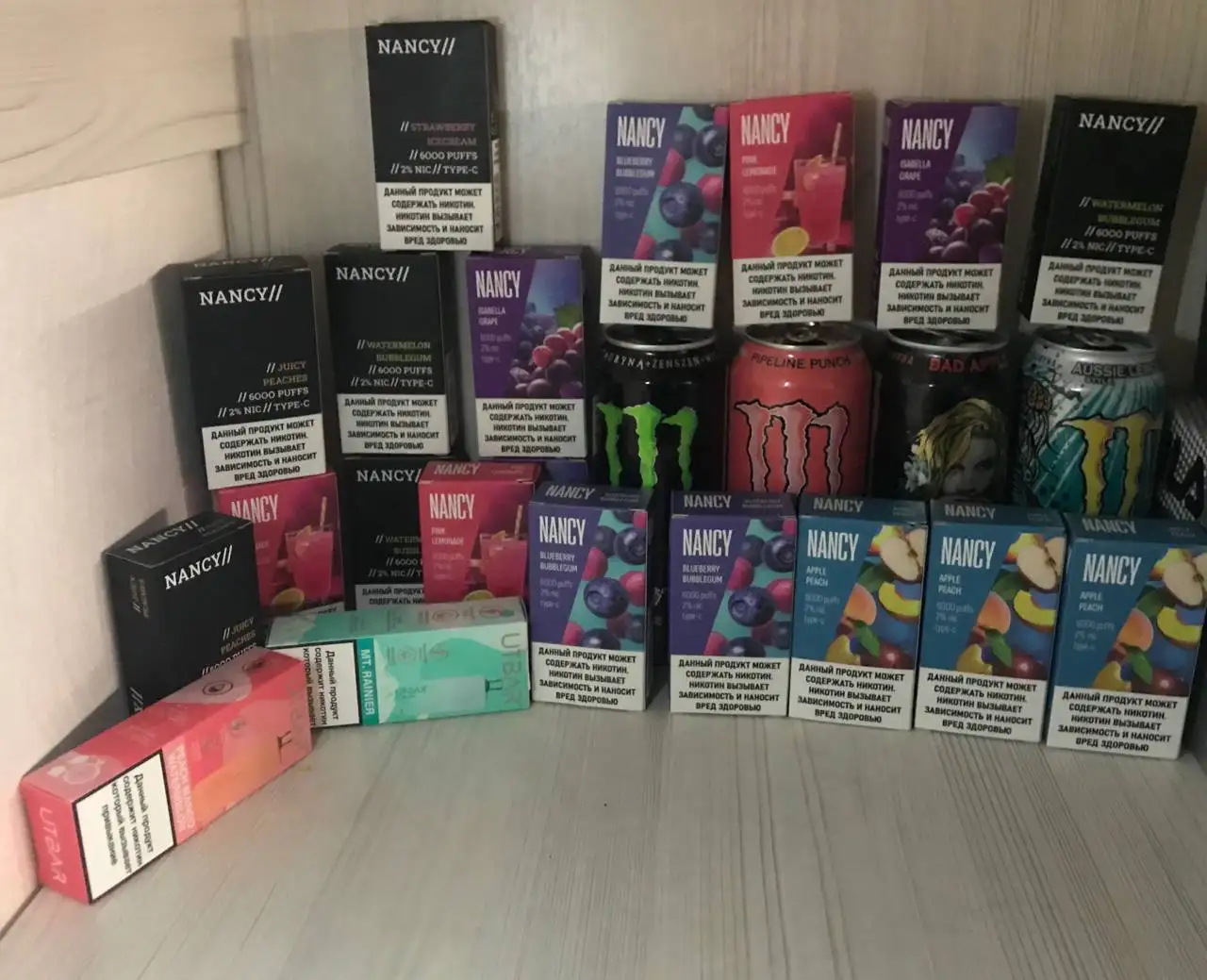 Nancy 6000 затяжек с разными вкусами - Электроника в Рыбинск