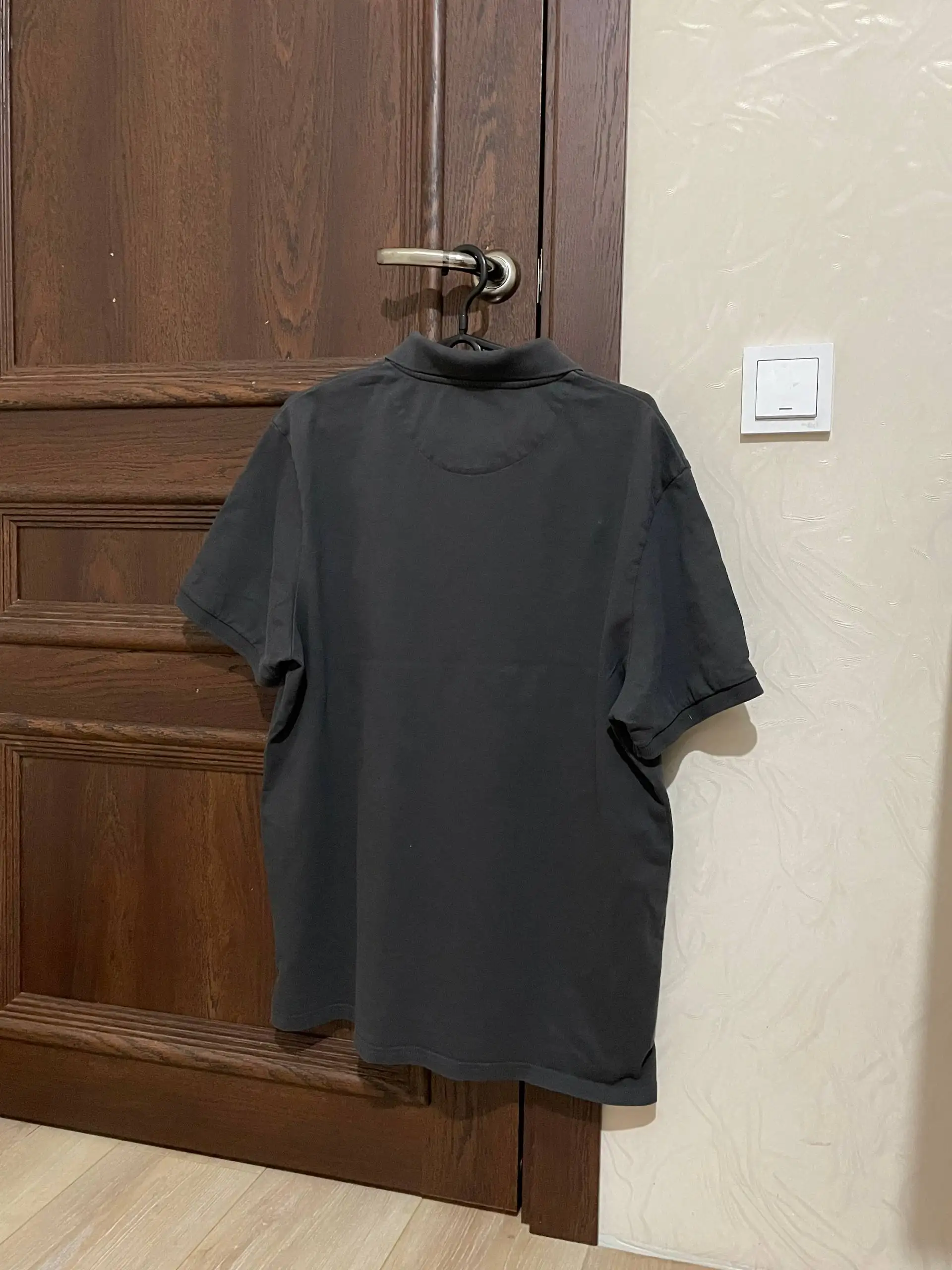 Мужское поло Lyle & Scott серого цвета размер L - Одежда в Рыбинск