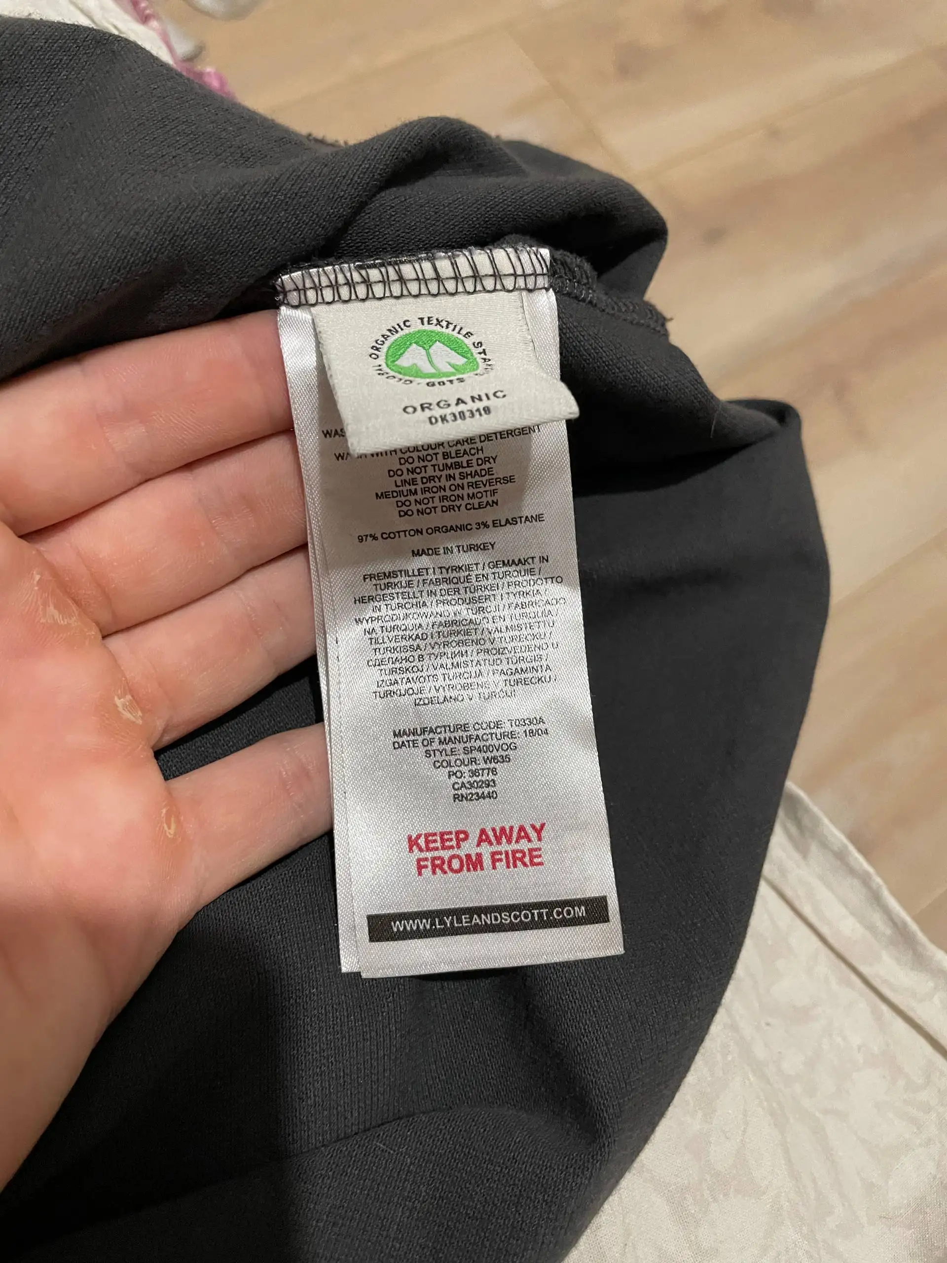 Мужское поло Lyle & Scott серого цвета размер L - Одежда в Рыбинск