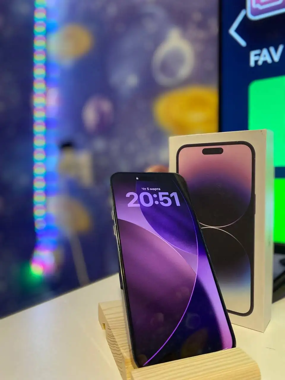 iPhone 14 Pro Max Deep Purple 128ГБ в идеальном состоянии - Смартфоны (Электроника) в Рыбинск