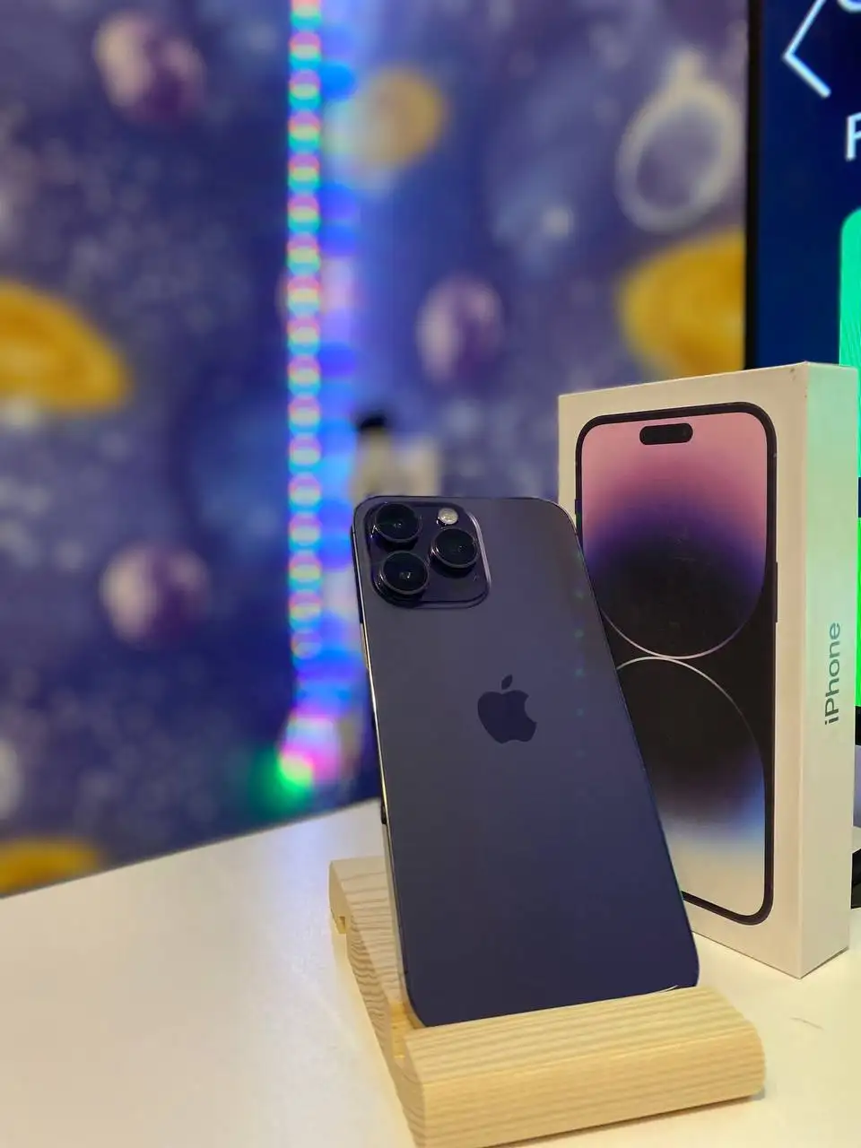 iPhone 14 Pro Max Deep Purple 128ГБ в идеальном состоянии - Смартфоны (Электроника) в Рыбинск