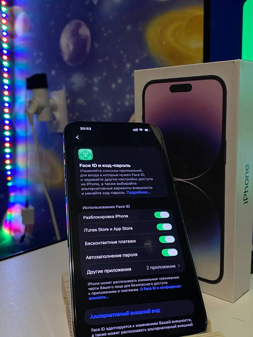 iPhone 14 Pro Max Deep Purple 128ГБ в идеальном состоянии - Смартфоны (Электроника) в Рыбинск