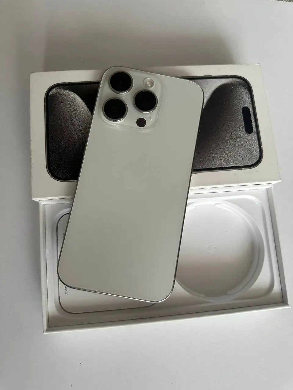 iPhone 15 Pro 128ГБ в отличном состоянии - Смартфоны (Электроника) в Рыбинск