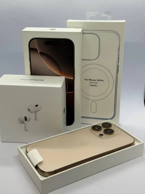 iPhone 16 Pro 256 ГБ золотистый б/у - Электроника в Рыбинск