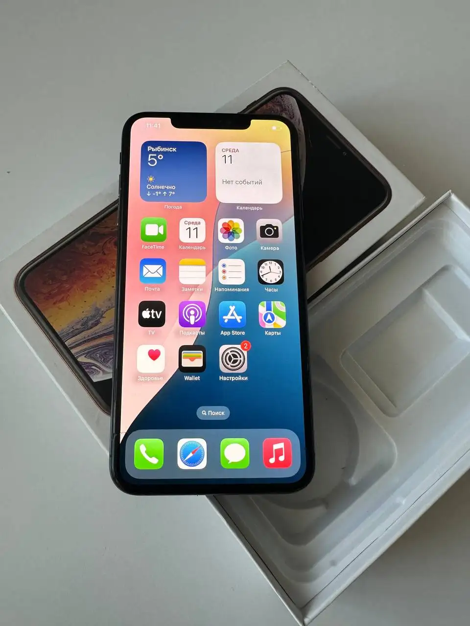 iPhone XS Max 64ГБ с разбитым экраном - Смартфоны (Электроника) в Рыбинск