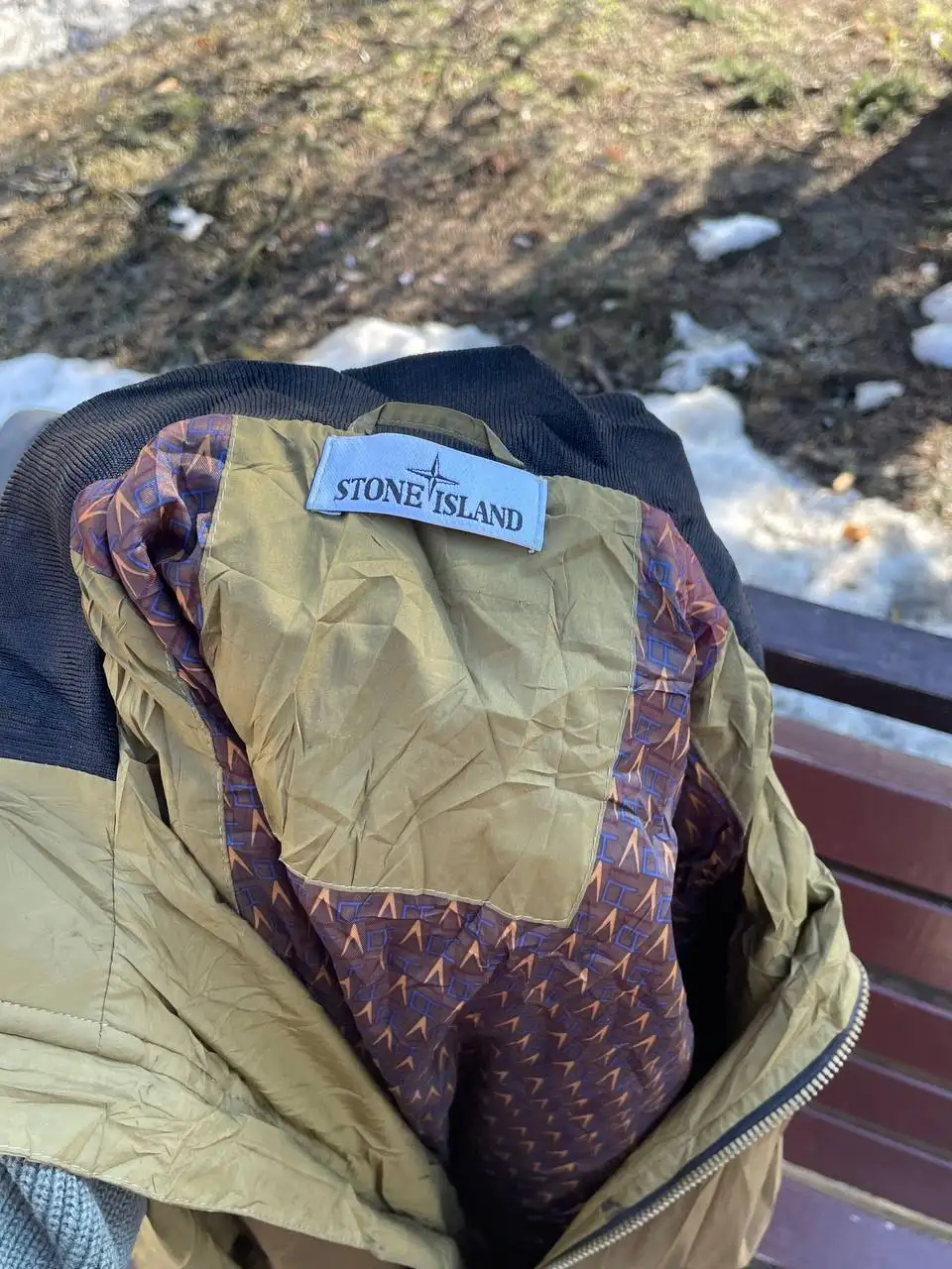 STONE ISLAND GREEN WINDBREAKER - Верхняя одежда (Одежда) в Рыбинск