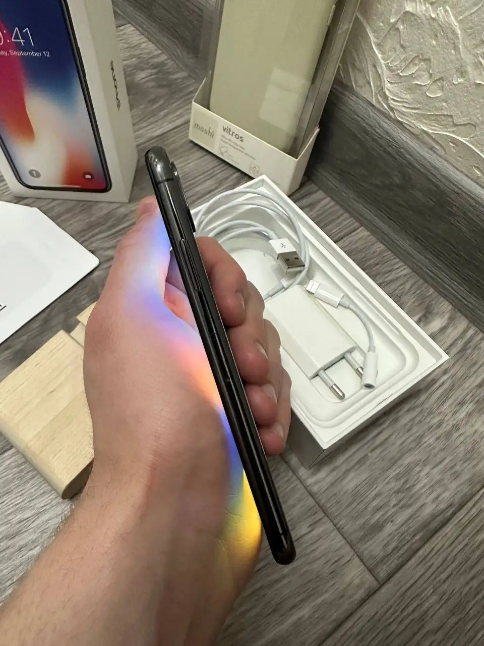 iPhone X черный 64GB - Смартфоны (Электроника) в Рыбинск